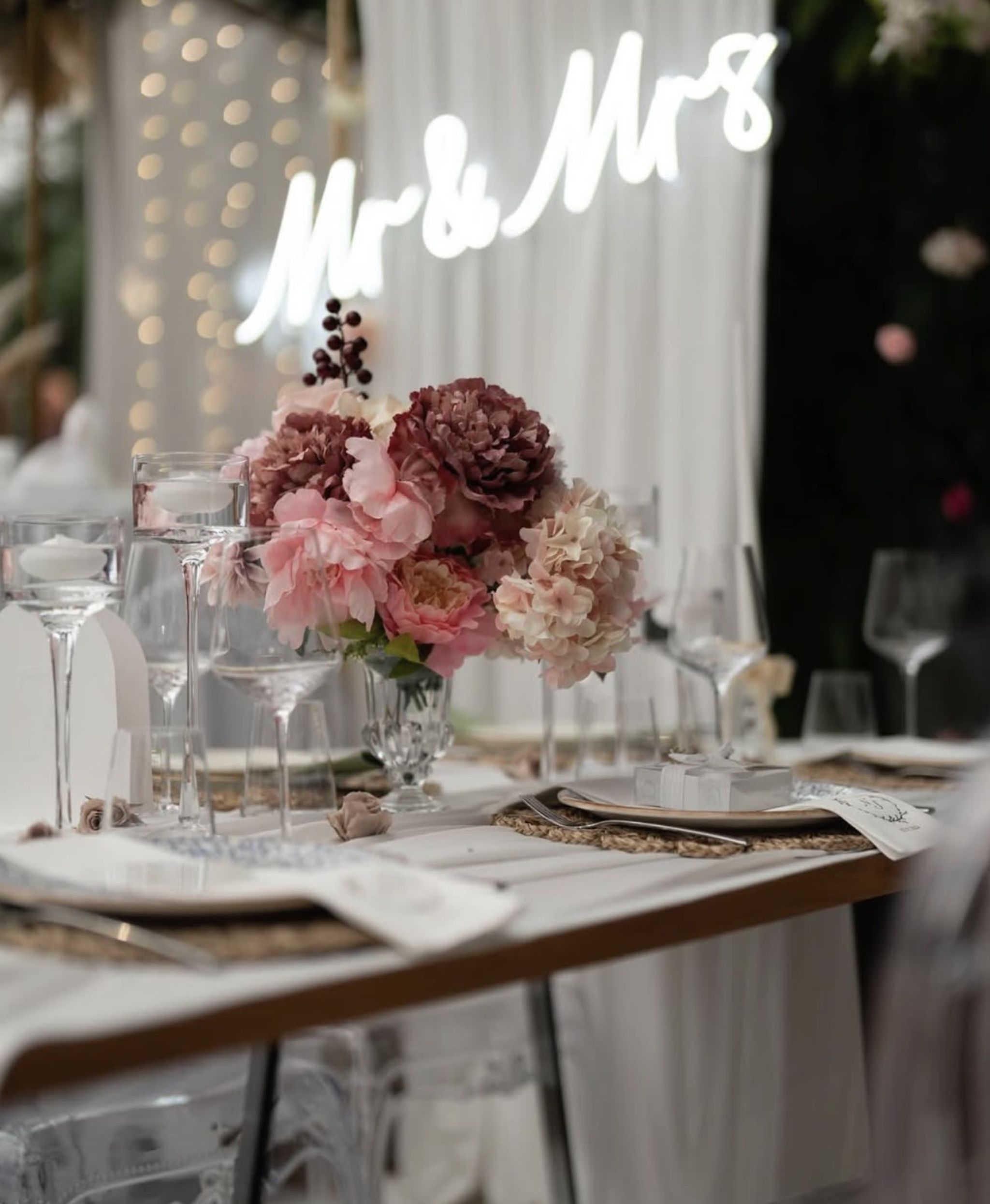 Plan with Bouquet